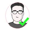 Following profile image