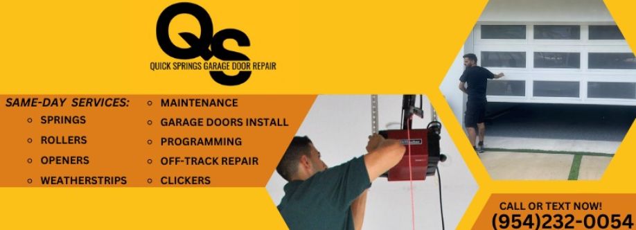 Quick Springs Garage Door cover
