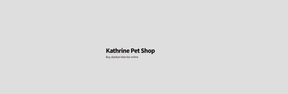 Kathrine Pet Shop cover