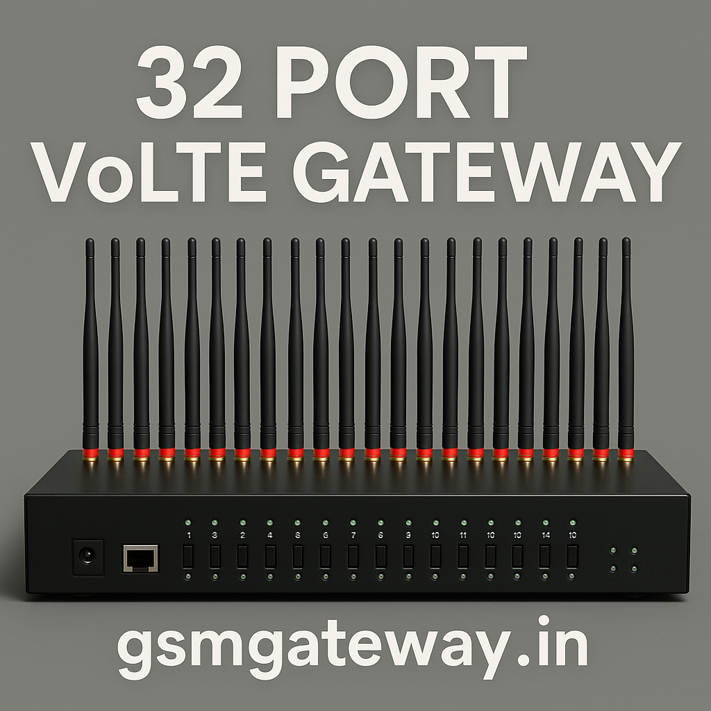 32 Port Volte GSM Gateway — Gsmgateway.in | by GSM Gateway Technologies | Medium