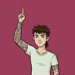 Following profile image