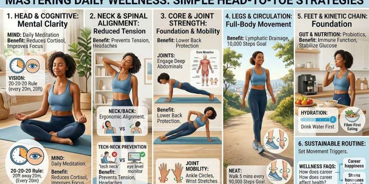 Mastering Daily Wellness: Simple Head-to-Toe Strategie