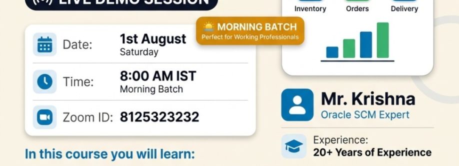Enroll Oracle Fusion SCM Live Demo Session – Free Registration Open